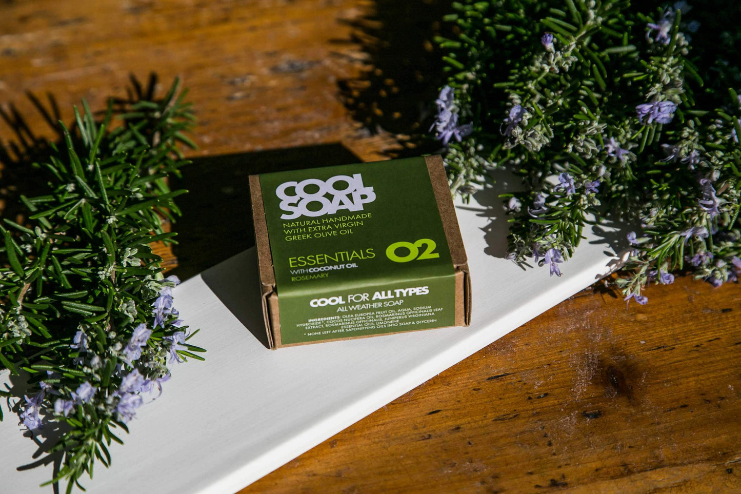Essentials Olive Oil Soap Bar 02 with Rosemary