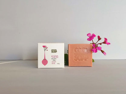 Elements Geranium & Red Clay Olive Oil Soap Bars