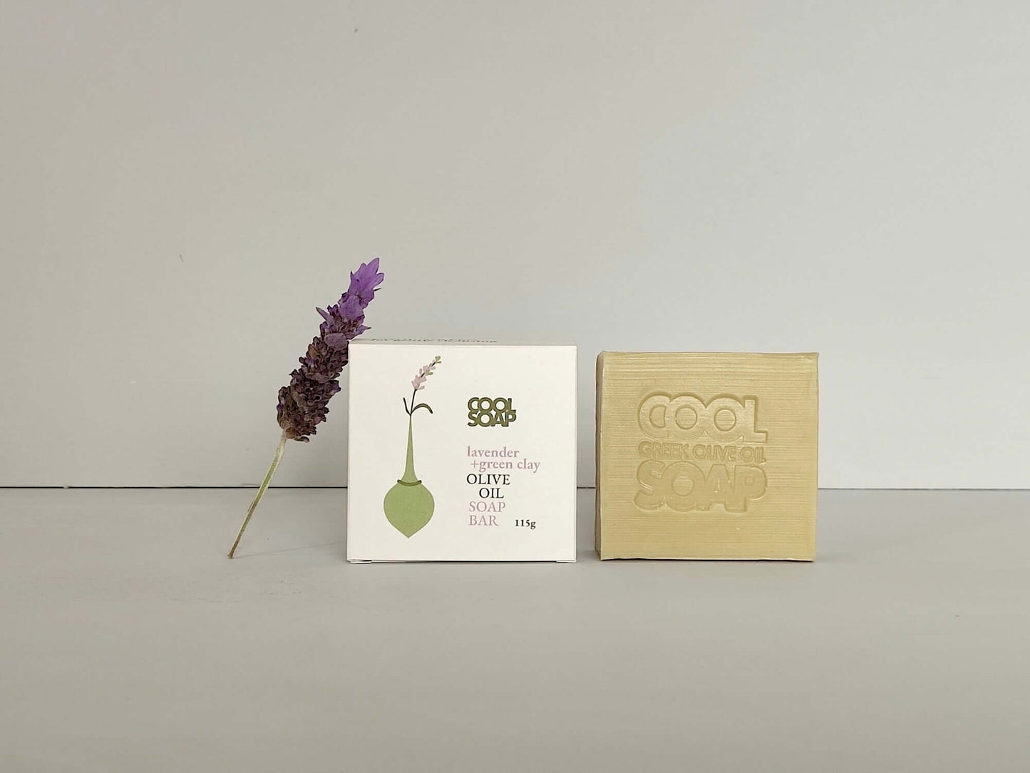 Elements Lavender & Green Clay Olive Oil Soap Bar