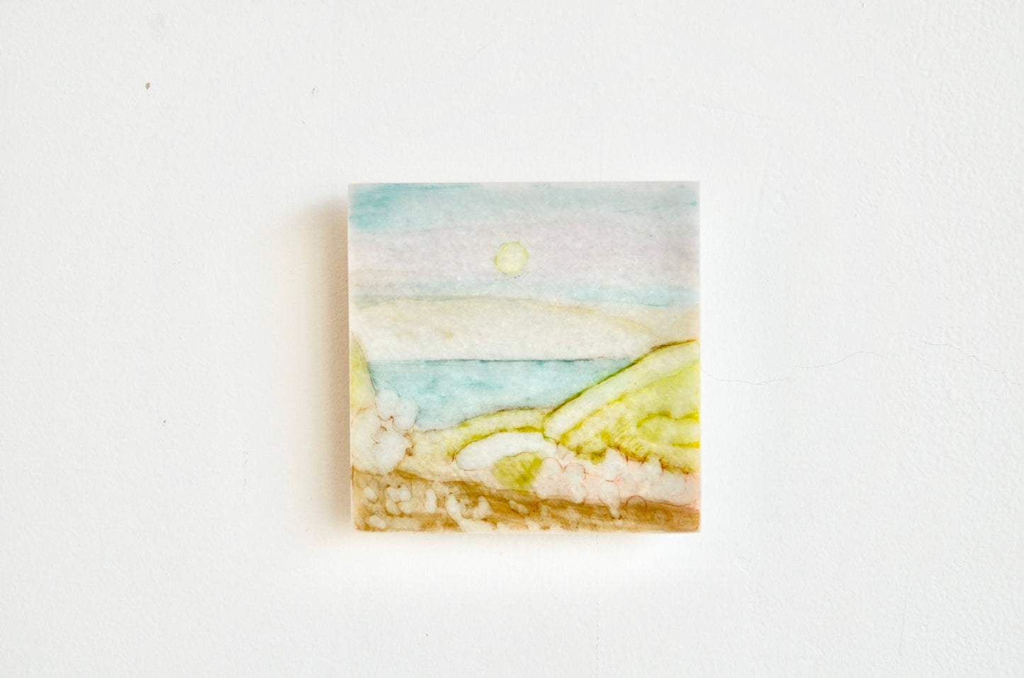 Painted Marble | Landscape with tree