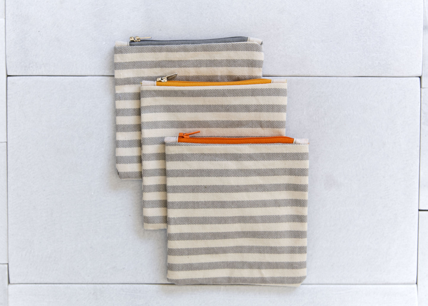 Cotton Soap Bag | Grey
