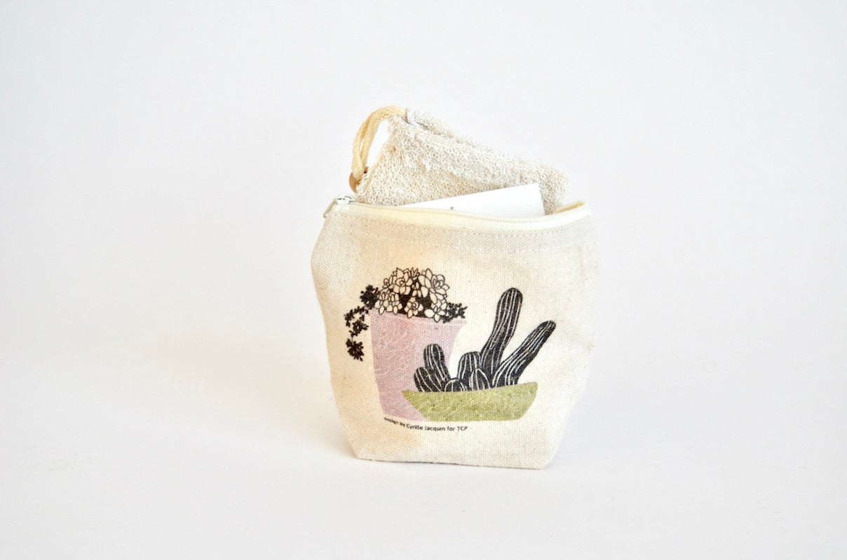 Cotton Toiletry Bag | Small